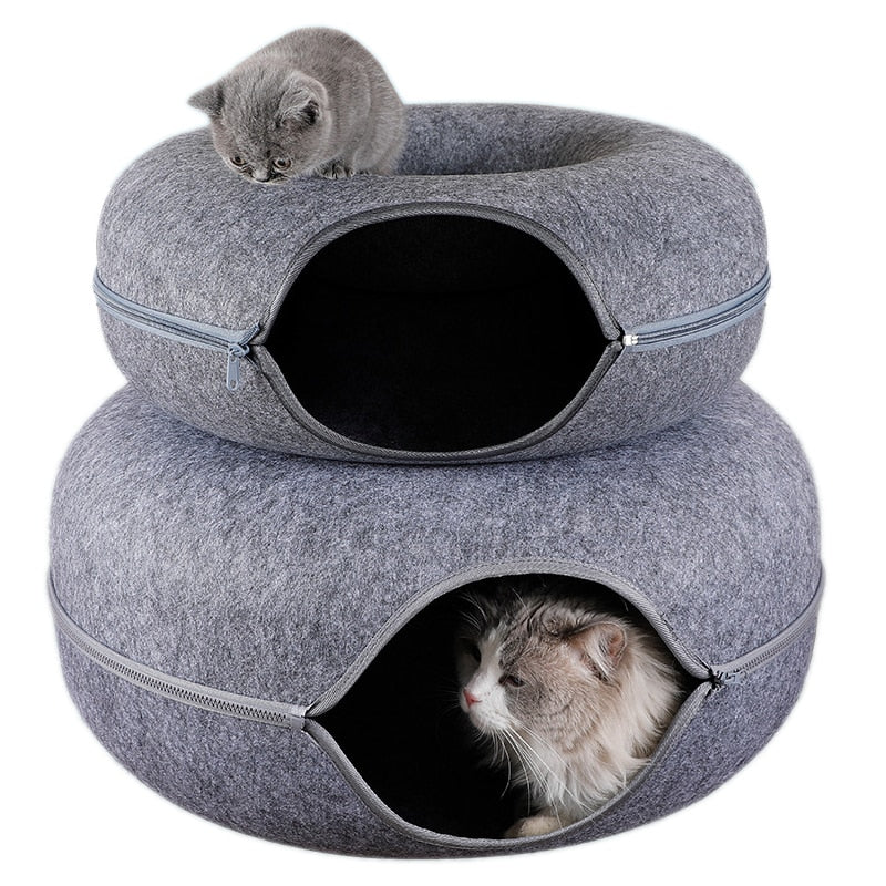 Cat Donut Tunnel Bed