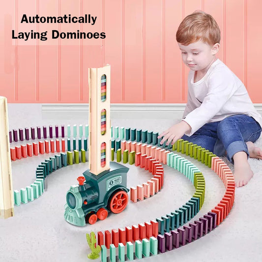 Electric Domino Laying Train