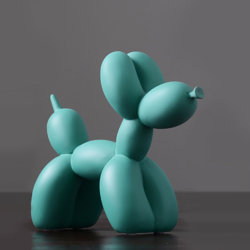 Nordic Resin Crafted Balloon Dog