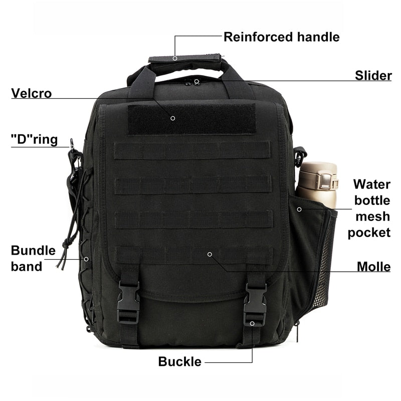 CTS Tactical Messenger Backpack Shoulder Bag