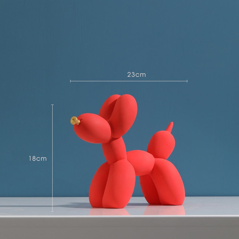 Nordic Resin Crafted Balloon Dog