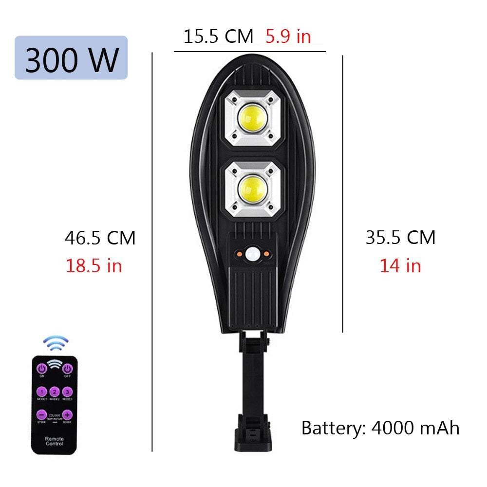 CTS LED 500W Solar Motion Sensor Yard and Street Light