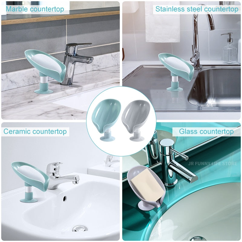 Blue Soap Dish-ceramic Soap Dish-bathroom Accessories soap Holder-draining Soap  Dish 