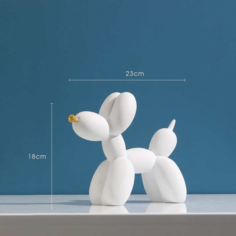 Nordic Resin Crafted Balloon Dog