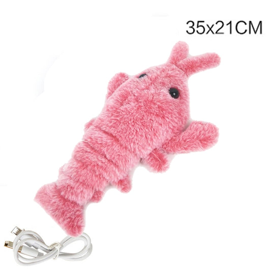 Plush Jumping Shrimp Toy