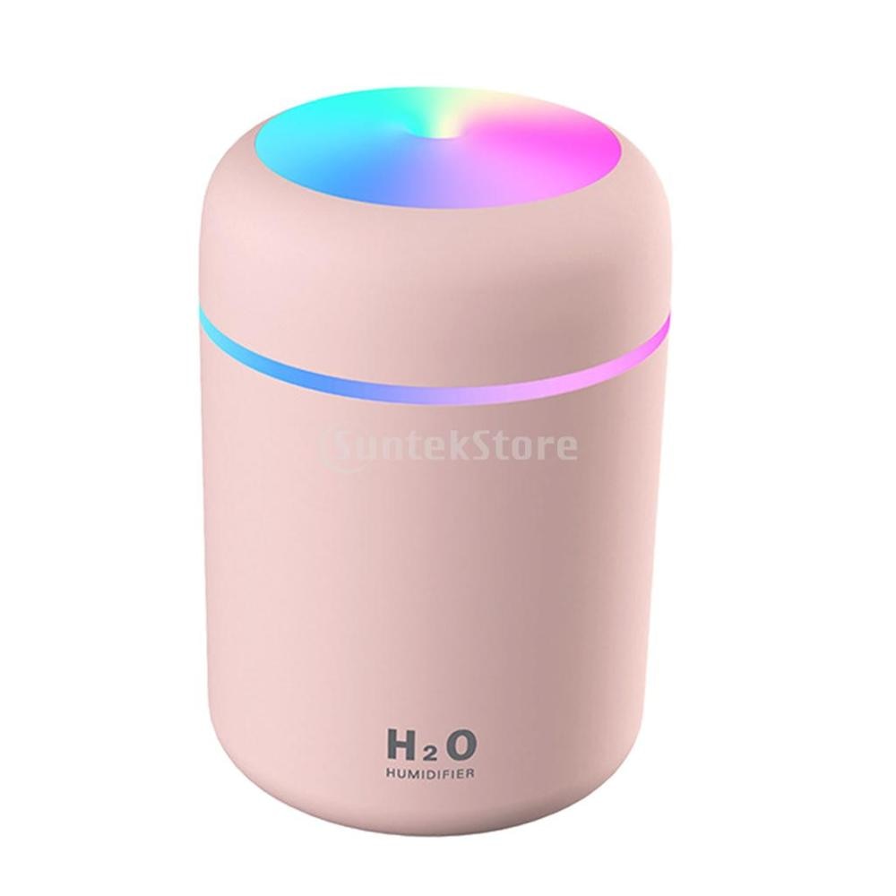 Portable USB Humidifier with Colorful Night Light