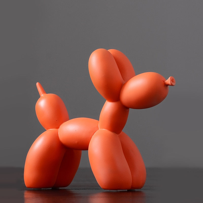 Nordic Resin Crafted Balloon Dog