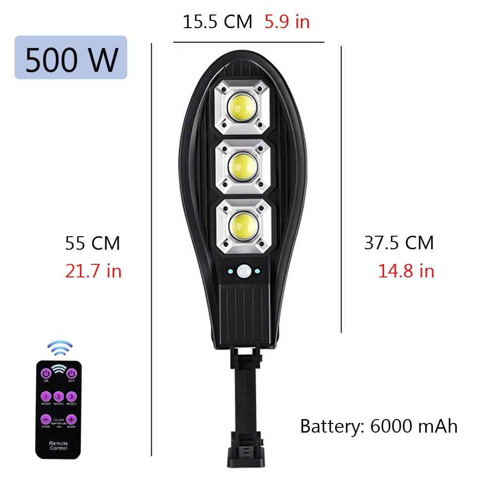 CTS LED 500W Solar Motion Sensor Yard and Street Light