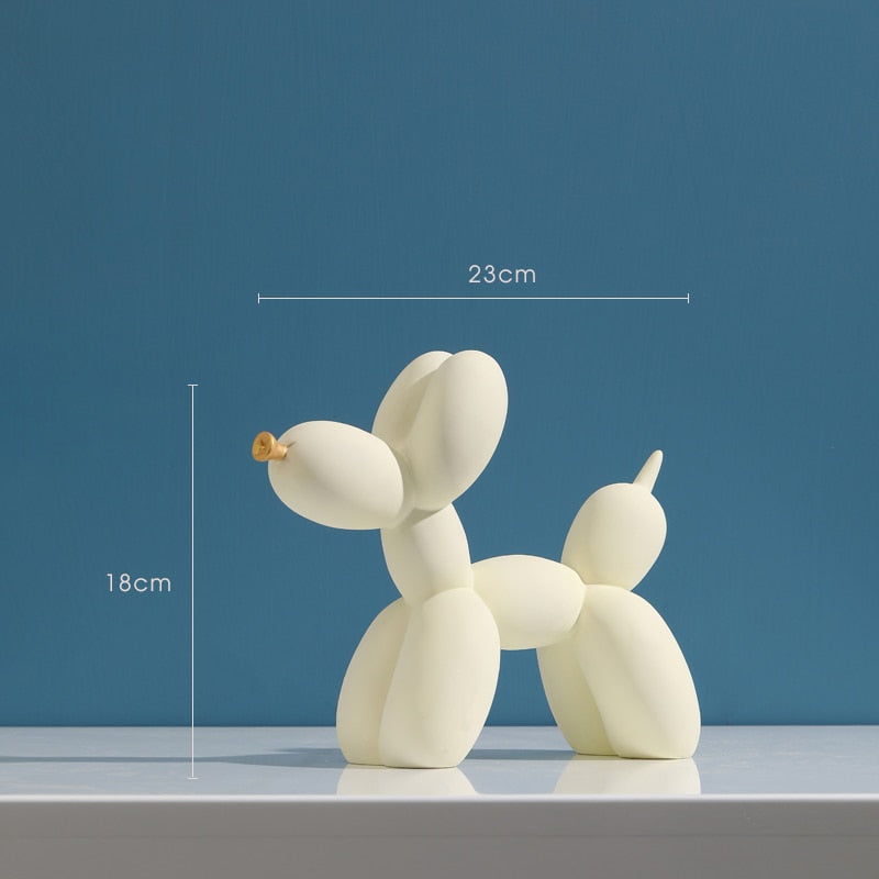 Nordic Resin Crafted Balloon Dog