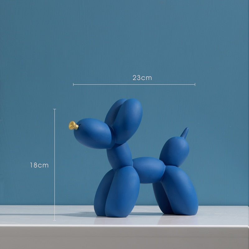 Nordic Resin Crafted Balloon Dog