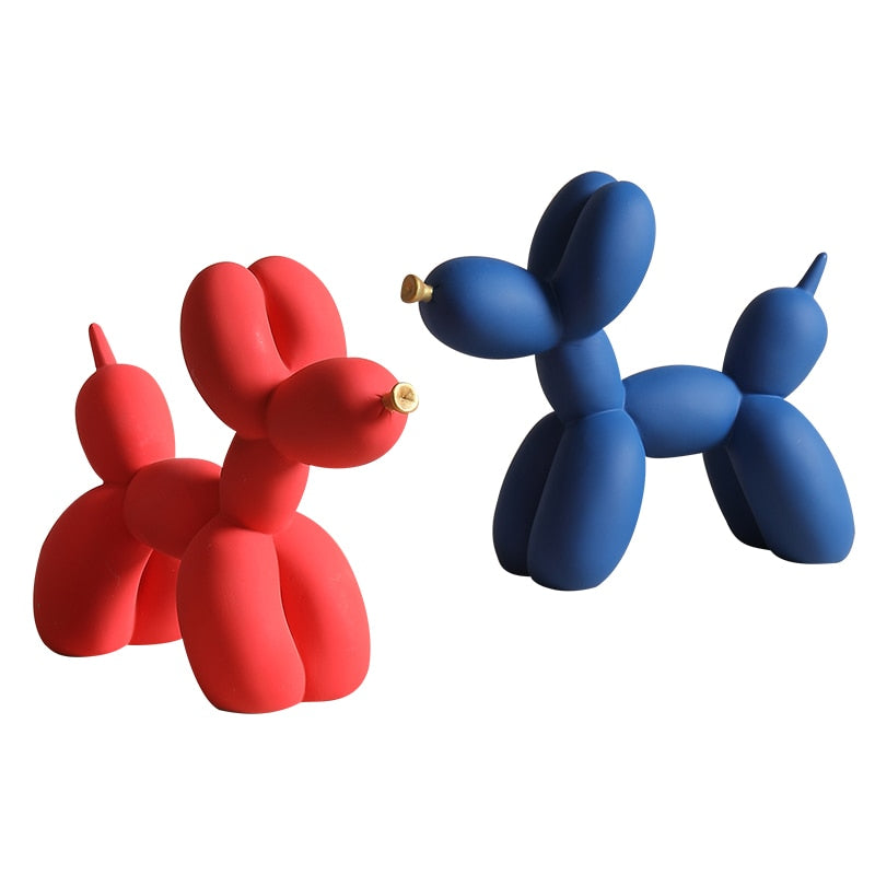 Nordic Resin Crafted Balloon Dog