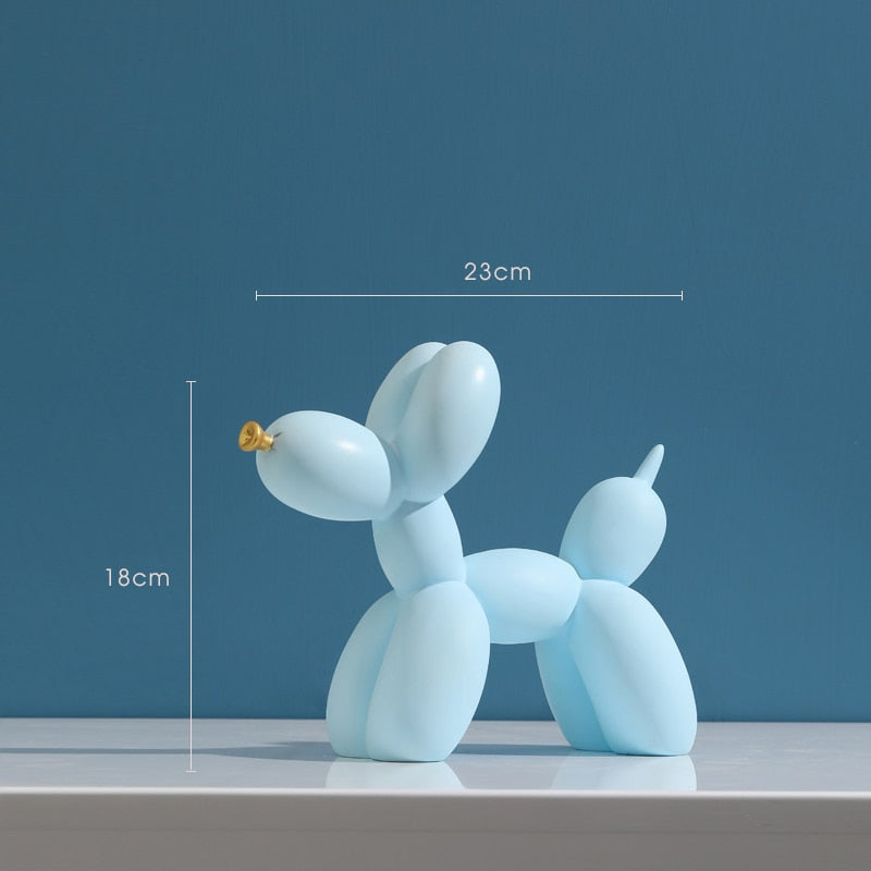 Nordic Resin Crafted Balloon Dog