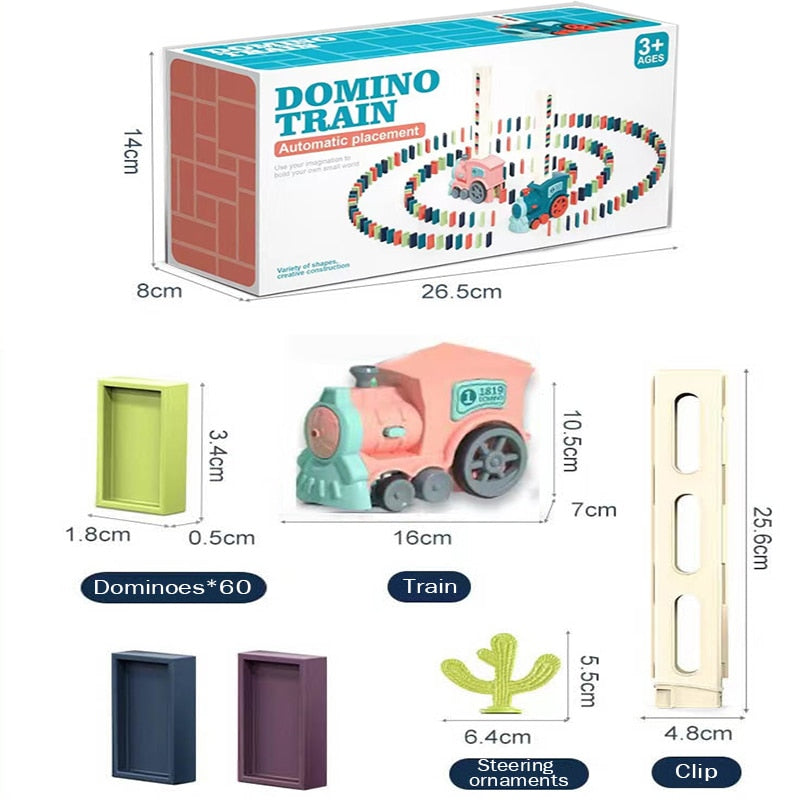 Electric Domino Laying Train