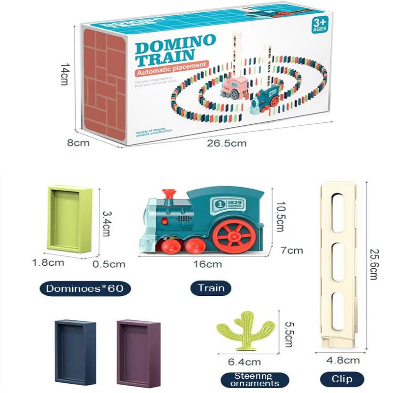 Electric Domino Laying Train