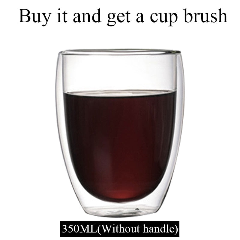 Double Walled Coffee Mug & Glass