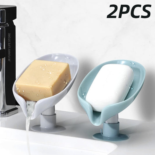 2 PCS Draining Soap Dish Holder