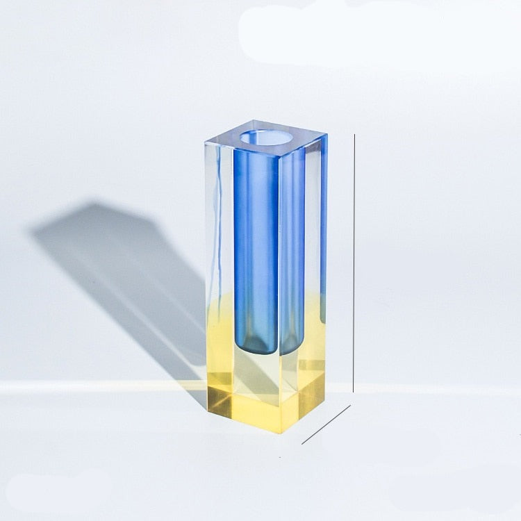 Modern Rainbow Pillar Vase